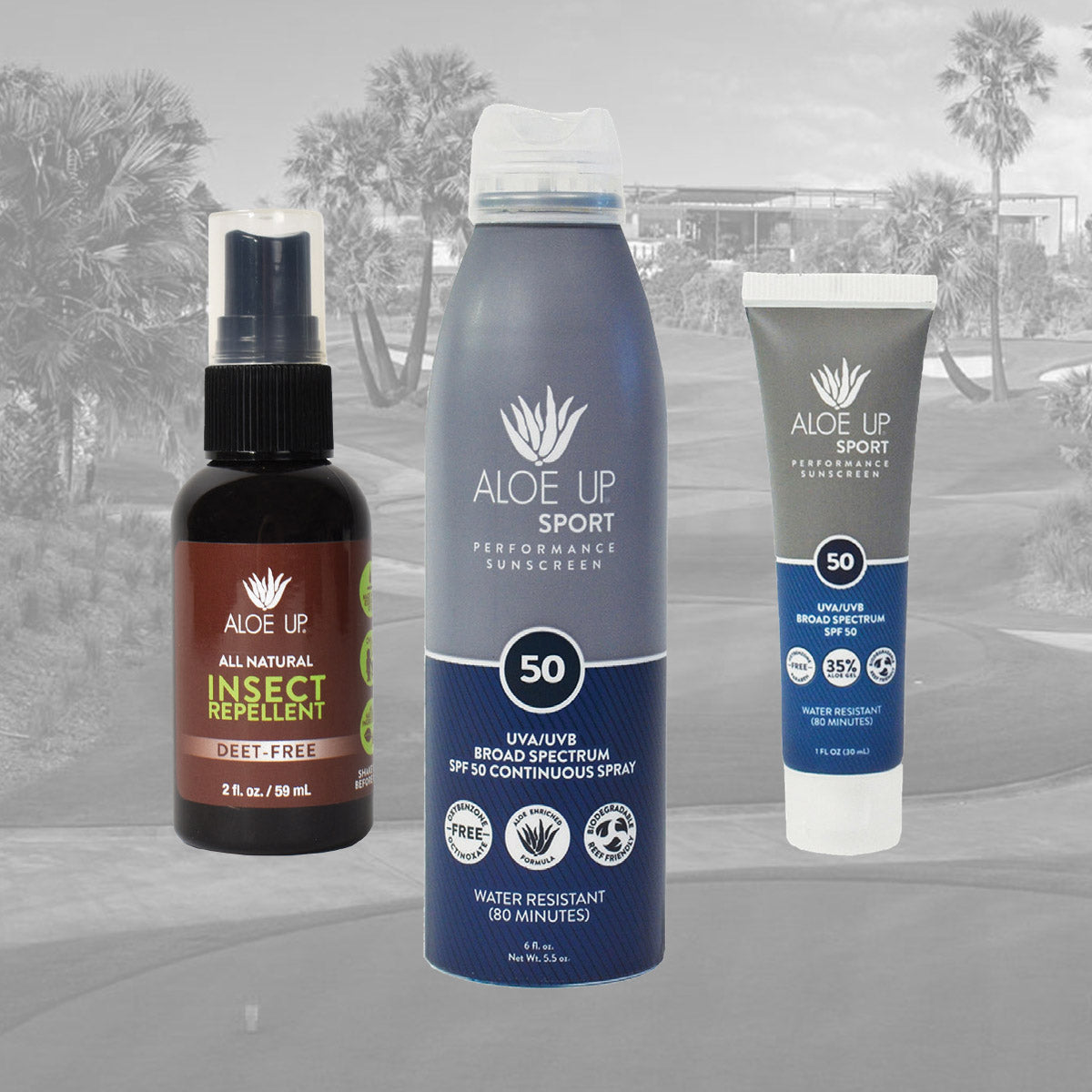 Aloe Up Sport Sunscreen and Insect Repellant