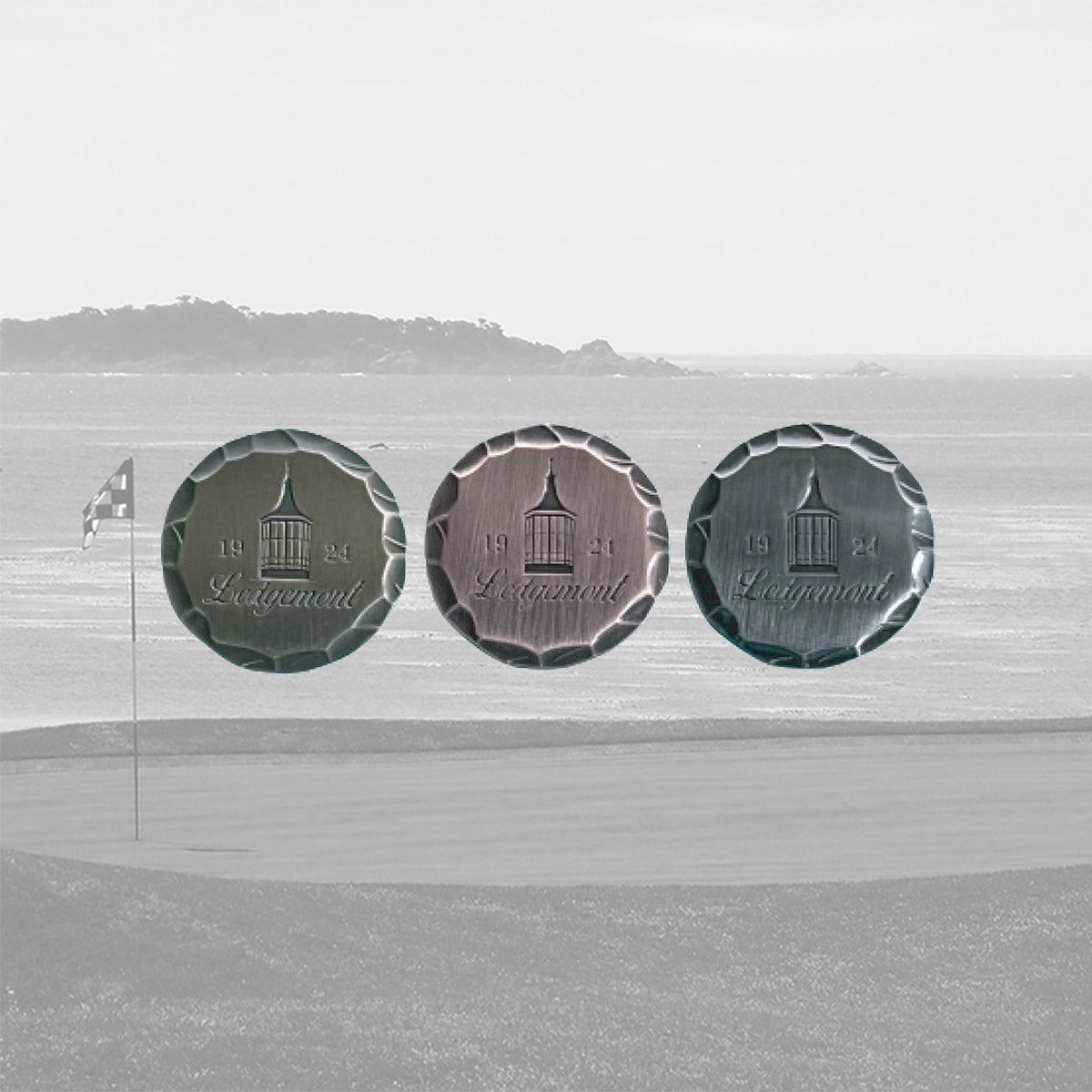 Hammered Metal Ball Marker