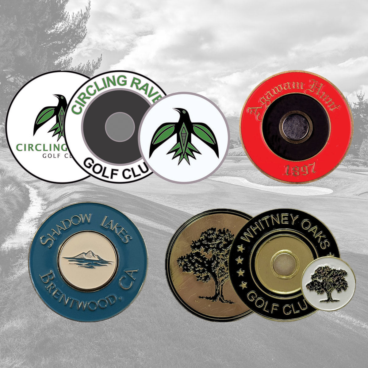 Custom Challenge Coins with Ball Markers