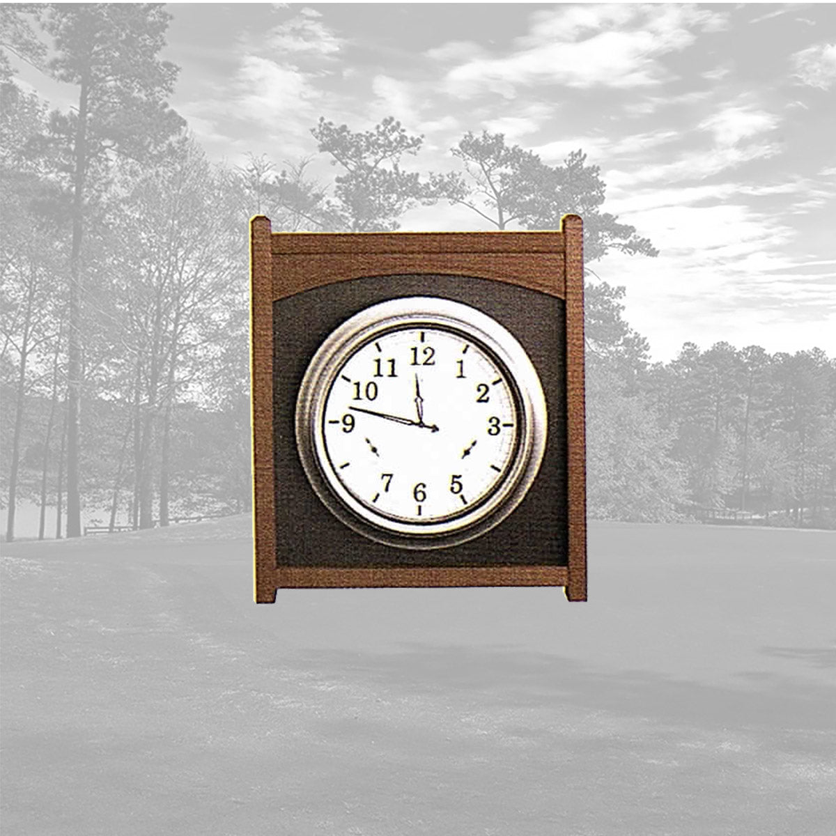 Custom Easel w/ 18" Clock