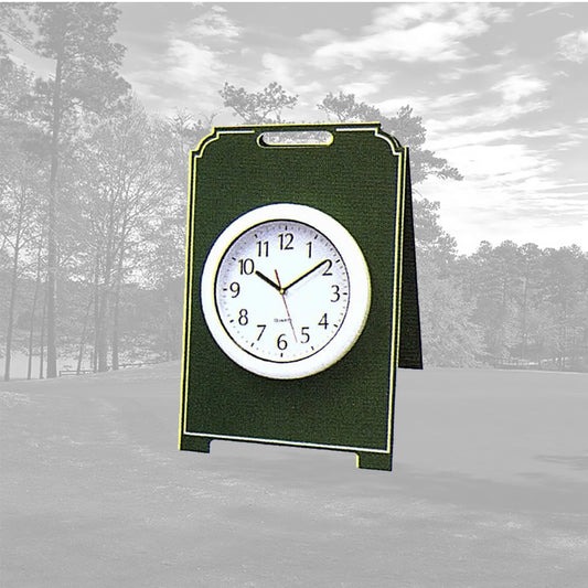 Easel w/ 12" or 18" Clock