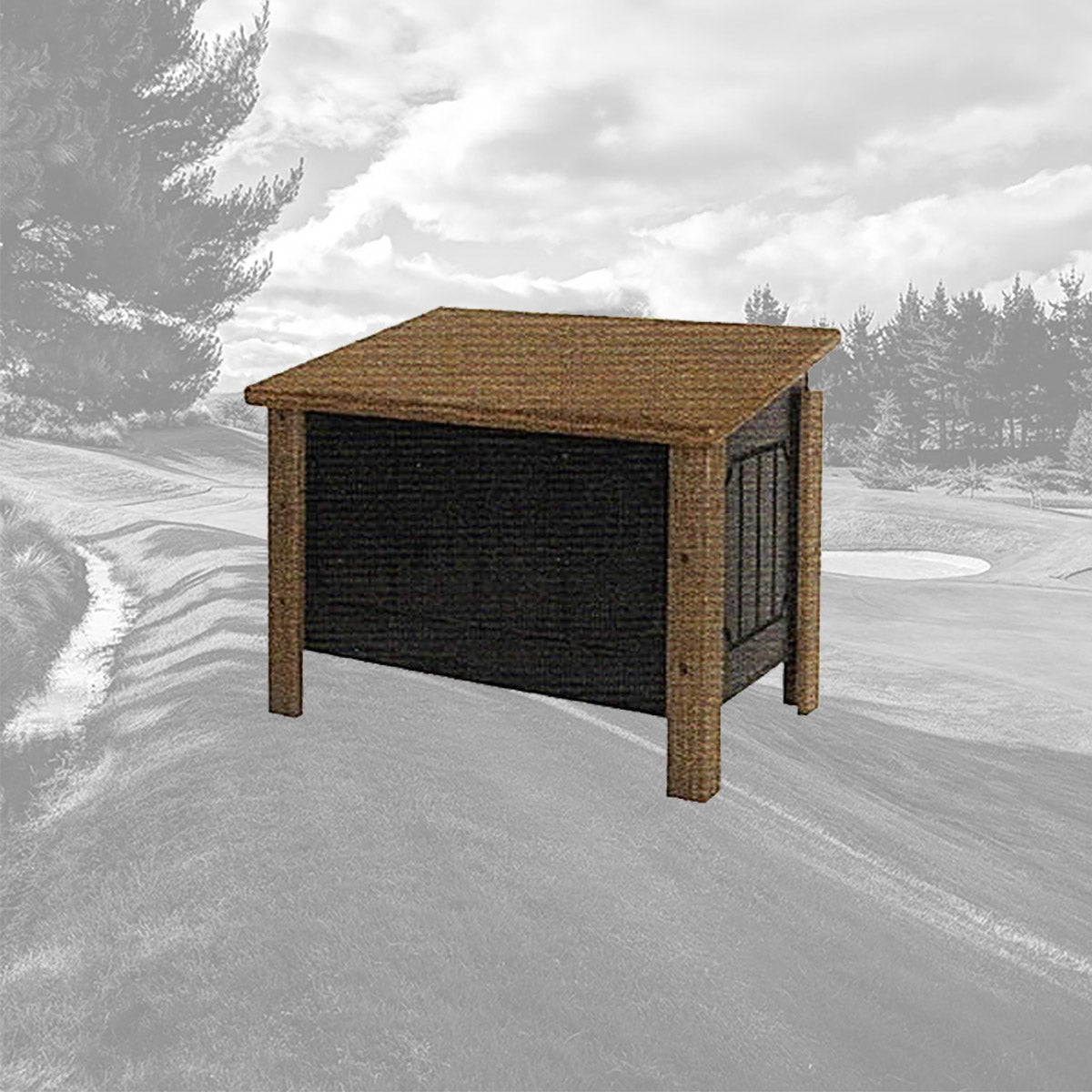 Sloped Lid Divot Mix Container
