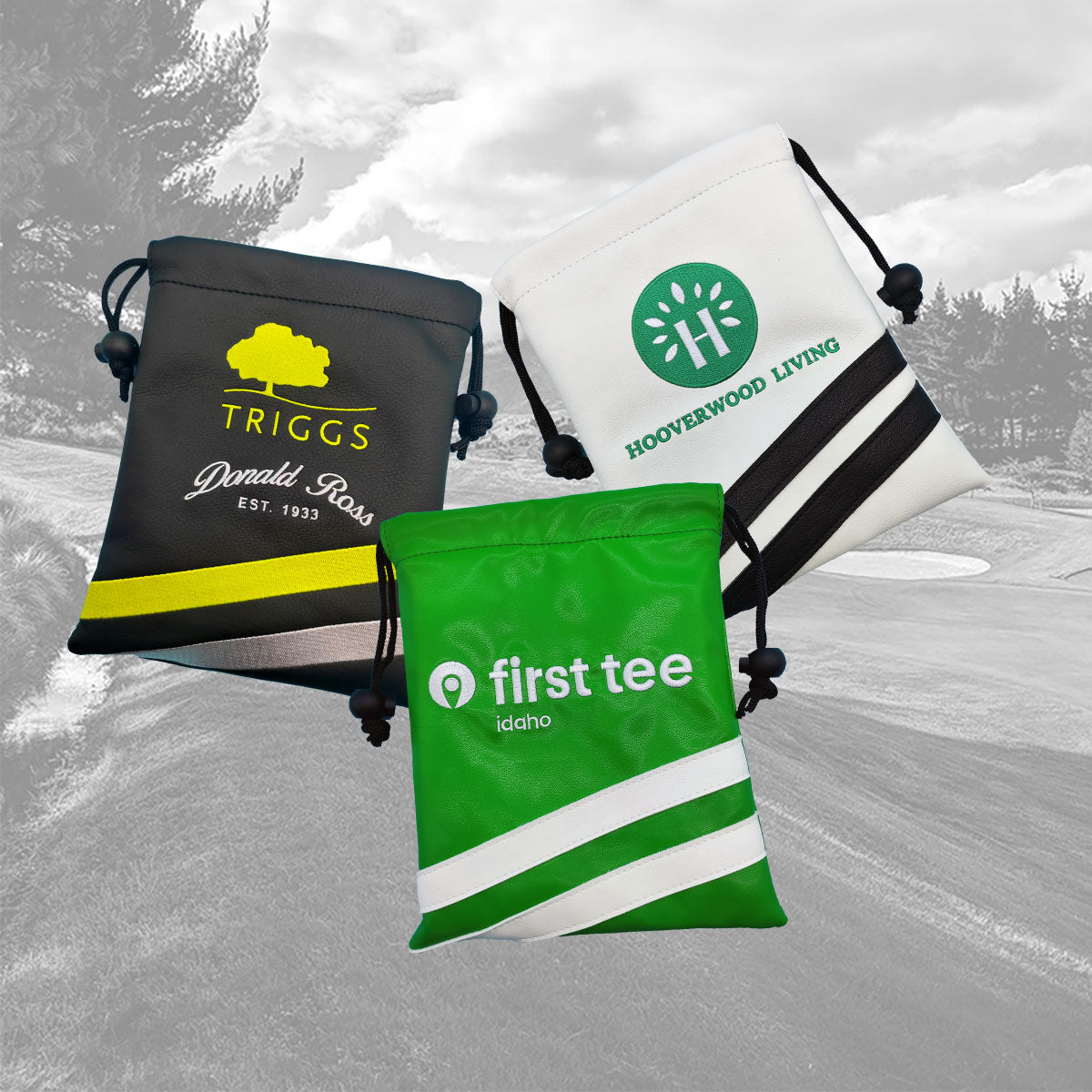 Custom Draw String Pouch – Pelzer Golf Supplies