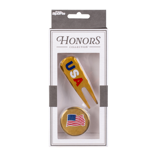 Honors Collection Metal Divot Repair Tool & Ball Marker