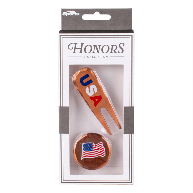 Honors Collection Metal Divot Repair Tool & Ball Marker