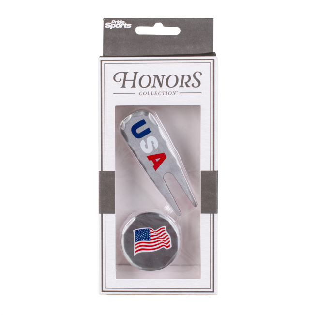 Honors Collection Metal Divot Repair Tool & Ball Marker